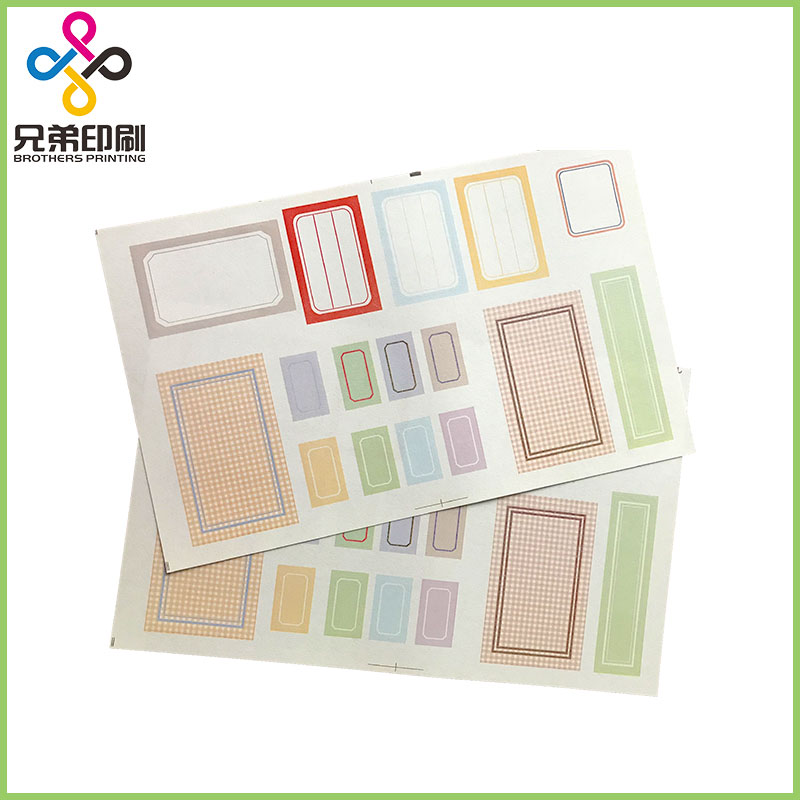 Printing and plate making of self-adhesive labels